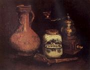 Vincent Van Gogh Still Life with Coffee Mill ,Pipe Case and Jug (nn04) Spain oil painting artist